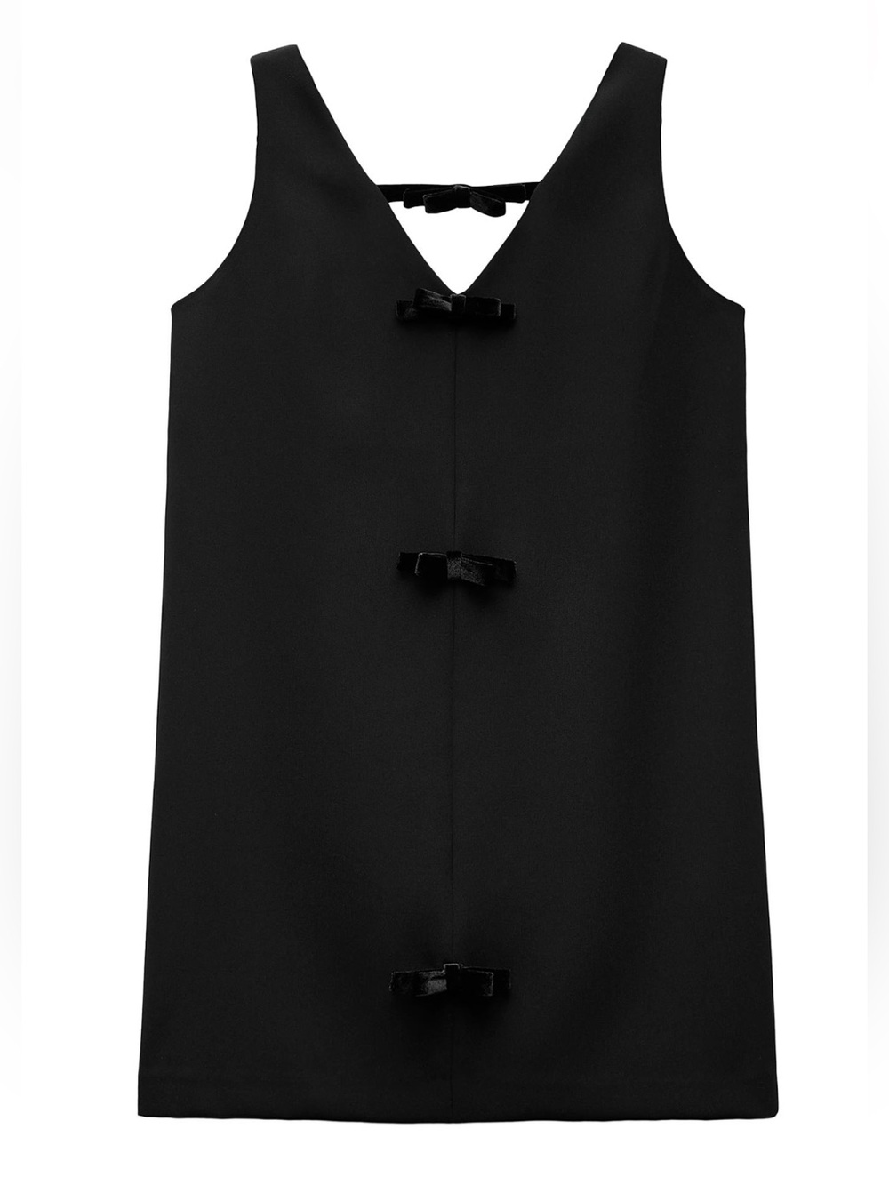 ZARA VELVET BOW DRESS ZW COLLECTION